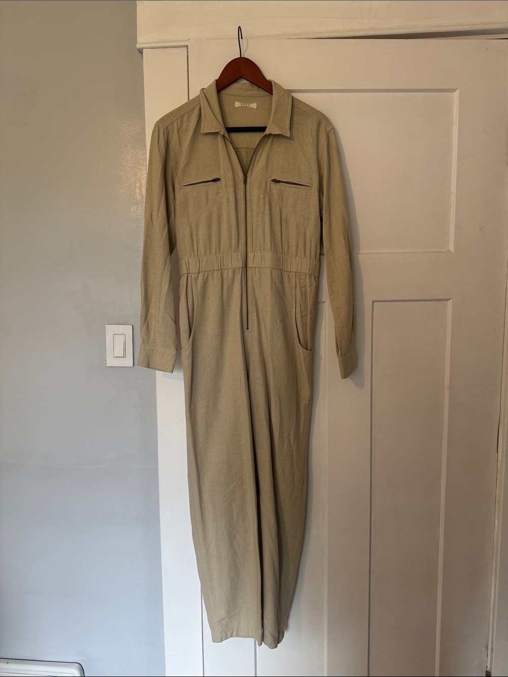 Doen Beige Utility Jumpsuit